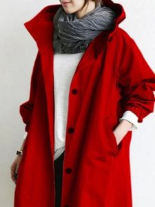 Kvinnor Coat Casual Windbreaker Kvinnor Midlängd Style Trencher Temperament Fashion Trench Coat For Women Comfort Jacket240228