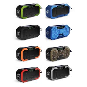 Radio Hand Crank Solar Radio Am/fm Outdoor Emergency Radio Led Flashlight and 5000mah Power Bank Waterproof Lamp