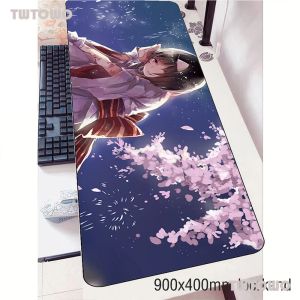 Pads Noragami Padmouse 900x400x2mm Gaming Mousepad Game Anime Mouse Pad Gamer Computer Desk Locrkand Mat Notbook Mousemat Pc