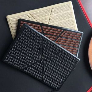 Floor Mats Carpets Universal Car Floor Pad PVC Pedal Plate Anti-skid Foot Heel Scuff Plate Car Floor Mat Non-slip Carpet Patch 23x15cm Car MatL24014