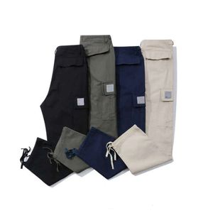 2024 Męskie pantsynki męskie spodnie Carhart Designer Pants Casual Loose Bojowal Multi funkcjonalne spodnie kieszonkowe luźne design 566rrr