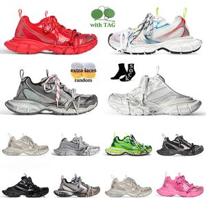 Novo Belenciaga 3xl Sneaker Designer Sapatos Mulheres Homens Casual Respirável Treinadores Dlive Cinza Claro Chartreuse Pewter Tênis Recreação Ao Ar Livre Viagem dh gate