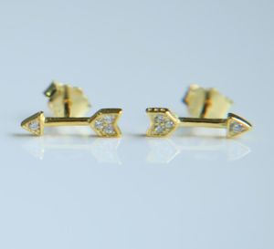 Mode 925 Sterling Silver Arrow Stud Earring for Women Wedding Stud Earring Gift2876521