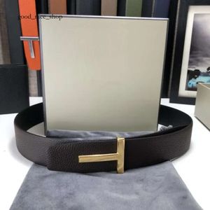 Tom Fords Tom Belt High Quality Fashion Designer Men Womens Genuine Leather T Buckle Belts Luxury Clothing Accessories Waistband with Box Dustbag Tom Fords B 55