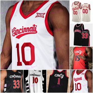 CJ Fredrick Cincinnati Basketball Jersey David Dejulius Chase Kirkwood Dan Skilling