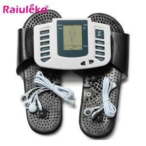 Produkter elektriska massager Stimulator Full Body Relax Muscle Therapy Massage Hine Pulse TENS Akupunkturelektrod Kadder Body Massager