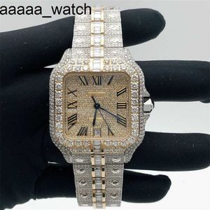 Mens Carters Diamonds Watch and Womens Custom Luxury Iced Out Watches with Automatic Movement and Bling Dial Bezel Band in Vvs/vvs1 Quality