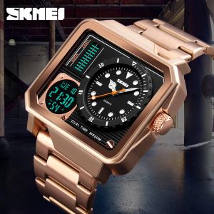 Watches Skmei 2022 Digital Men's Watches Large Dial El Light Display Waterproof Chronograph Alarm 12/24 Hour Clock Date Week Relojs1392