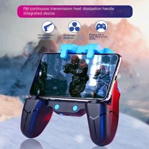 Kommunikation Justerbar frekvensspelkontroll Gamepad Holder med Electric Fan för Android iPhone Universal Mobile Telefon