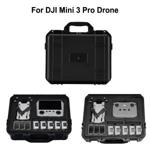 حالة تخزين الماسحات الضوئية لـ DJI Mini 3/3 Pro Drone Plactivate Forcase Hard Shell Handproof Possionproof Box for DJI RC/RCN1