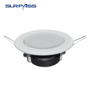 Altoparlanti I migliori altoparlanti a tromba da soffitto resistenti all'umidità Mini altoparlante da parete Altoparlante da tetto da 3 pollici Audio a tromba per sistema musicale di sottofondo domestico