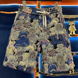 Men's Shorts 2023 Brand Fashion Embroidered High Quality Bear Youth Shorts Summer Beach Casual Korean Pants J240228