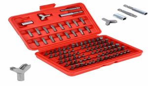 100 peças conjunto de bits de chave de fenda de segurança Torx Star Pozi parafusos sextavados à prova de violação QCGJ0199325962985262