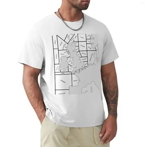 Men's Polos Forecast UK Map - Labelled T-Shirt Boys White T Shirts Oversized Mens Shirt