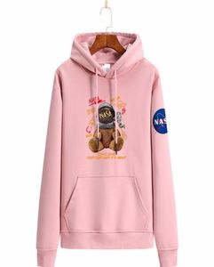 2021 Designer NASA Long Sleeve Hooded velvet Sweatshirts Hoody Pullover Men Women Hoodie Plus Size 2416830165