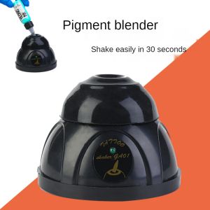 Connettori Elettrico Tattoo Pigment Ink Shaker Agitatore Smalto per unghie Gel Uv Vortexer Mixer Nero Nail Art Gel Agitazione Mixer Hine 100240v