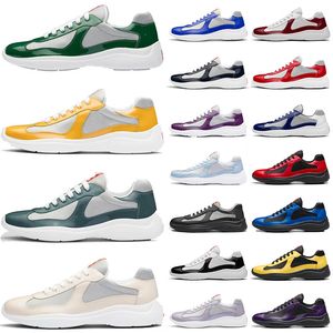 Designer Americas Cup Herren Freizeitschuhe Damen Sportschuhe Low Top Sneakers Schuhe Herren Gummisohle Stoff Leder Großhandel Outdoor Herren Trainer 38-46