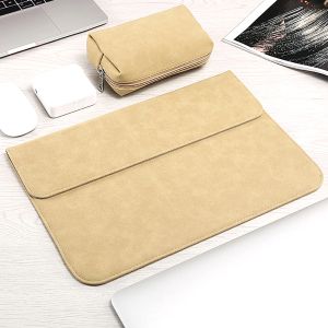 MacBook Pro 14 Case M1 için MacBook Pro 14 Case 14 12 15 16 Evrak Çantası Defter Poşeti HP Huawei Xiaomi Cover