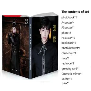 Markers Chinese Actor Allen Deng Lun Hd Photobook Set Birthday Gift Present Poster Bookmark Note Pen Painting Photo Album Lun Deng Pb