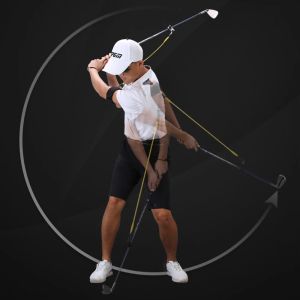 AIDS PGM Golf Swing Trainer ARM Posta Postawa Przewodnik Trening Corrector Elastyczne oporność na praktykę Unisex mężczyzn Kobiety JZQ025