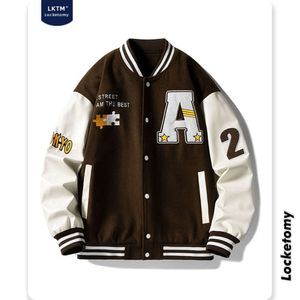 LKTM Wear # Pilot Coat Men's 2022 Spring and Autumn New Instagram Trendy Brand Baseball Suit Par Casual Jackets