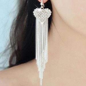 Orecchini a lobo Donna Strass Crystal Ear Moda Elegante Lady Bulk