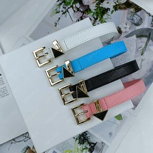 Cinture da donna Cintura in pelle di design Lettere di marca di lusso Fibbia dorata Cintura rosa P Cintura da donna Cintura Cintura alla moda 8 stili Larghezza 2 cm -3