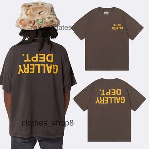 디자이너 tshirts mensweaters hoodies 스타 같은 패션 브랜드 하이 스트리트 로스 앤젤레스 갤러리 갤러리 디자인 거꾸로 거꾸로 된 디자인 짧은 슬리브 남자 티셔츠 xu9e tvbr