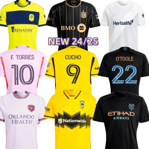 2024 Fußballtrikot 24 25 Fußballhemd Columbus Crew Los Angeles FC NYCFC SC New York City Orlando Home Football Shirt