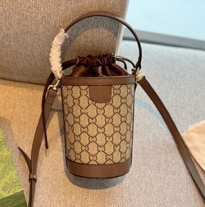 bolsa neo noe Bolsa de ombro mini bolsa balde Mulher bolsa de designer Bolsa Crossbody Bolsa de couro de qualidade espelhada Mini bolsa com cordão Bolsa composta clássica sacola de flores antigas