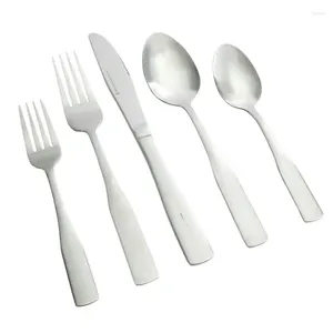 Set di stoviglie Set di posate da 61 pezzi con contenitore in filo metallico Utensili d'oro Piatti in plastica di legno Bacchette riutilizzabili Posate da viaggio