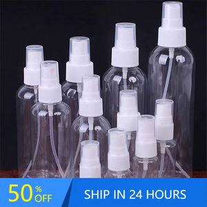 50pcs/lot 5ml 10ml 20ml 50ml Portable Travel Perfume Bottle Spray Bottles Sample Empty Containers Atomizer Bottle Alcohol 30# 240226