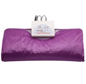 Modello 2 Zone Abete Sauna Infrarosso lontano Corpo Dimagrante Sauna Coperta Riscaldamento Terapia Borsa sottile SPA PERDITA DI PESO Corpo Detox Machin3749664