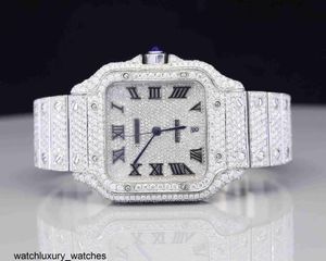 Carters tittar på Wholale Diamonds Custom Hip Hop Moissanite VVS Luxury Moissanite Mens Iced Out for Men