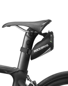 Rockbros saco de bicicleta portátil reflexivo sela sacos cauda selim náilon mtb bicicletas estrada bolsa panniers acessórios da bicicleta 33013931116379