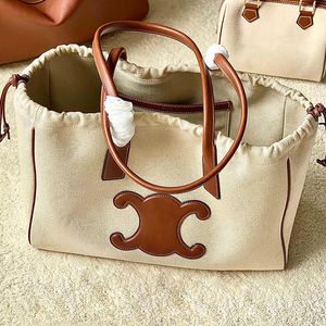 Designer Bag Mini CUIR CABAS Tote Shoulder Bags Two Size Luxury Brand Real Leather for Women with box