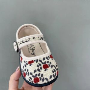Açık yeni doğan kız bebek ayakkabıları çocuk ayakkabıları bahar sonbahar kadife ilk yürüyüşçü ayakkabıları çiçek yumuşak tabanları kalmaz çocuk ayakkabıları