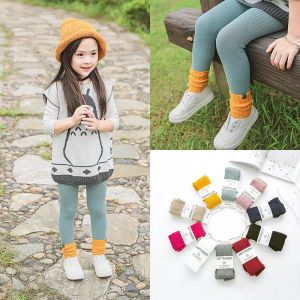 Socks Twist Socks Pants Bottoming Tights Dance Pantyhose Children Girls Vertical Stripe Autumn Cotton Baby