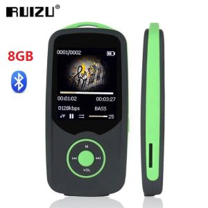 Player Ruizu X06 X06S MP3 -spelare med Bluetooth 8 GB 1,8 tum LCD -skärmförlustfri röstinspelare FM Ebook Mini Sports Mp3 Music Player