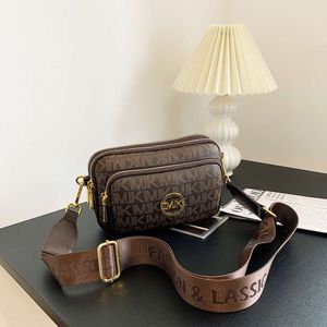 Advanced Crossbody 2024 New Fashion Printed Women's Chest Versatile Broadband Shoulder Bag 75% Factory Wholesale