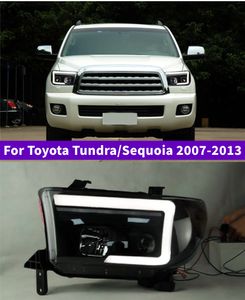 Bilkastare för Toyota Tundra/Sequoia 2007-2013 Refit LED Daytime Running Light Turn Signal Strålkastarenhet