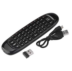 C120 Versione multilingue Wireless Air Mouse Tastiera Mouse Giroscopio somatosensoriale Telecomando bifacciale DHL sample1753617