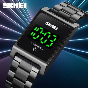 Watches Skmei Brand Fashion Touch Display Digital Watch Men Waterproof Led Light Date Men armbandsur Electronic Clock Gift Reloj 1869