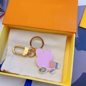 Tennis Designer Keychain Bag Decoration Key Chain Fashion Pendant Sun Flower Casual Sporty Design Keyring Luxury Gift Men Women Keychains