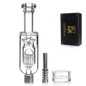 Freezable Recycler Phoenixstar Nectar Collector Glicerina Bobina Nectar Collector Kit NC Kit com glicerina para plataformas de petróleo Bongos de vidro Titanium ZZ