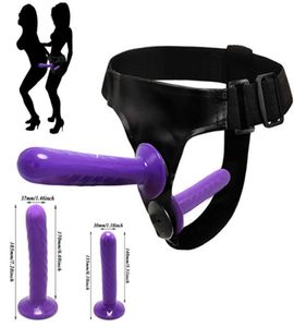 Strapon Double Dildos Lesbian Sex Toys for Pair Vibrator Ultra Elastic Volnness Pas na dildo dla kobiet majtki Produkty seksualne x059527207