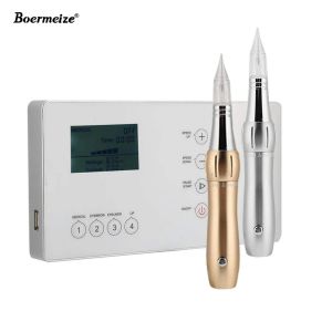 Mouldings Wireless Permanent Makeup Hine with Needles Cartridges Motor Tattoo Hine for Miroblading Shading Eyeliner Lip