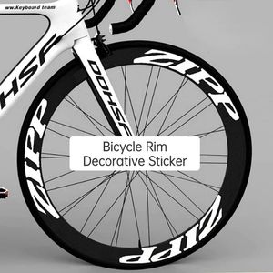 Adesivo per cerchioni per bici da strada Decalcomanie per ruote di bicicletta Pegatinas Bicicleta Pellicola decorativa impermeabile Accessori per ciclismo Adesivo riflettente 240223