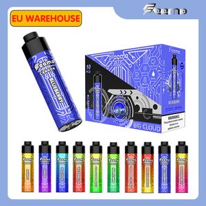 Caneta Vape Descartável Origin Big Cloud Feemo Cannon DTL Big Puff E cig puff 10000 18ML pré-preenchido Puff 10K vapes tipo-c carga de cabo com 0,5ohm recarregável EU Warehouse