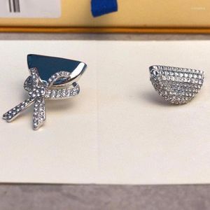 Stud Earrings Brands Bowknot Design Fashion Jewelery Woman Geisha Dream Party High Quality Silver Color AB Jewelry8047255